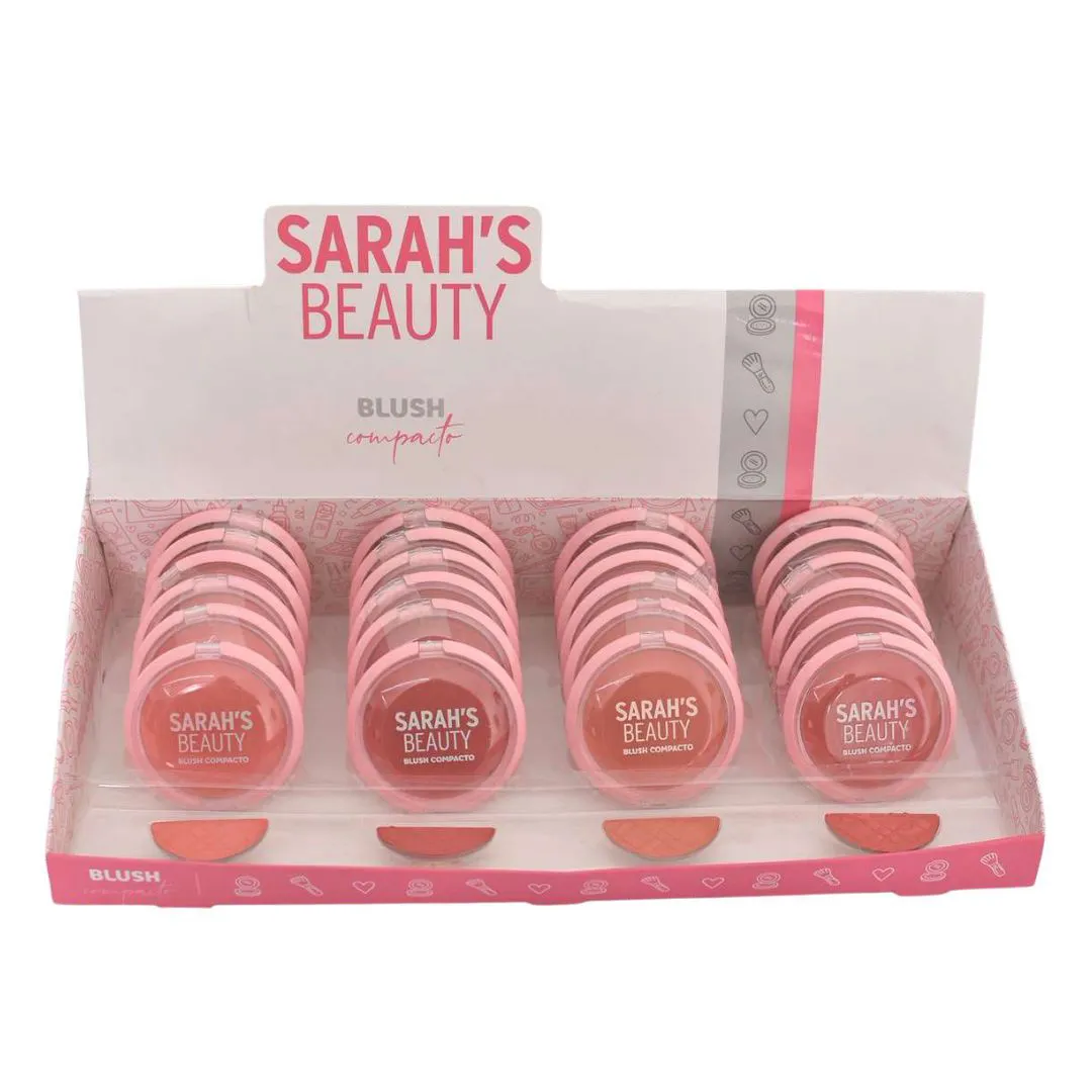 Blush Compacto Sarah Beauty